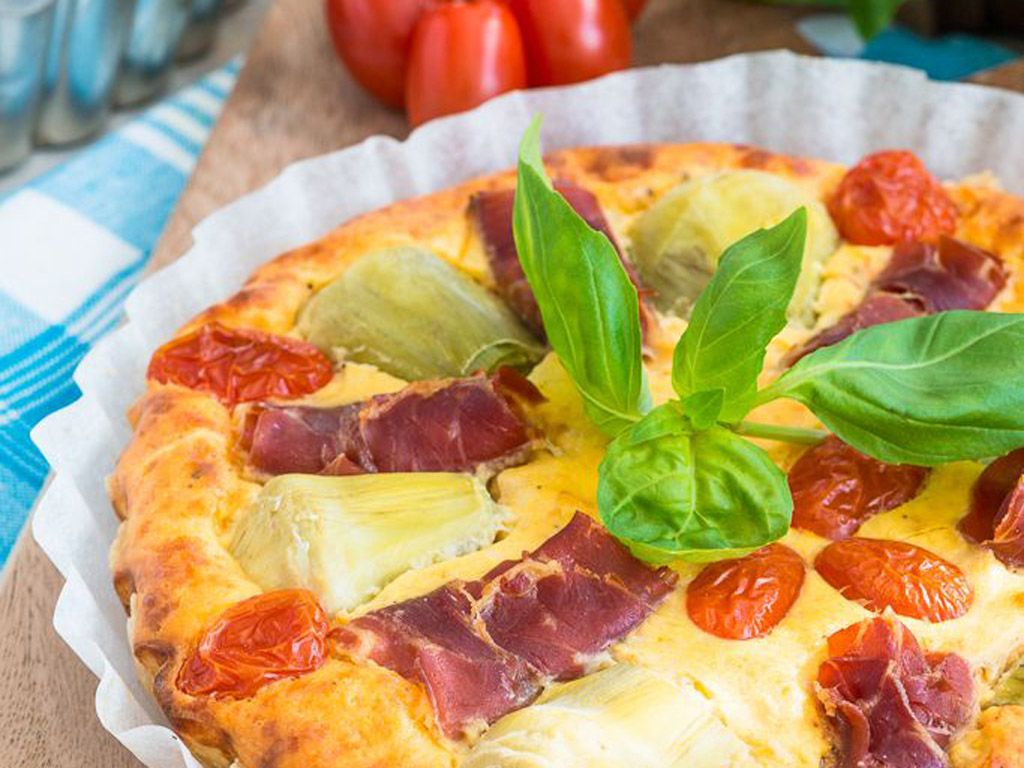 Parmankinkku-latva-artisokkapiiras